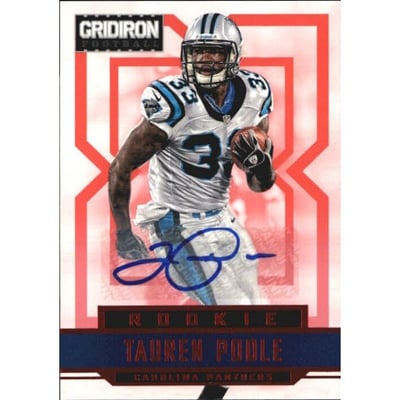 2012 Gridiron Rookie Autographs X's #287 Tauren Poole/499