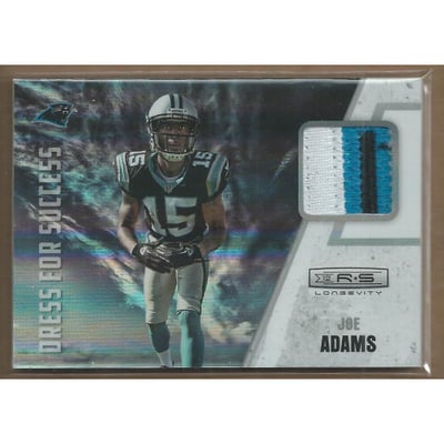 2012 Rookies and Stars Longevity Dress for Success Jerseys Prime #29 Joe Adams