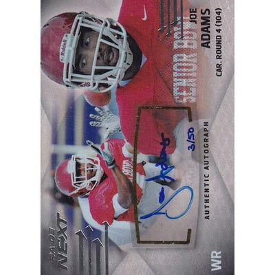 2012 SAGE Next #1 Joe Adams