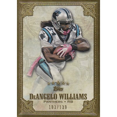 2012 Topps Five Star #148 DeAngelo Williams
