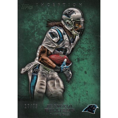 2012 Topps Inception Green #72 DeAngelo Williams
