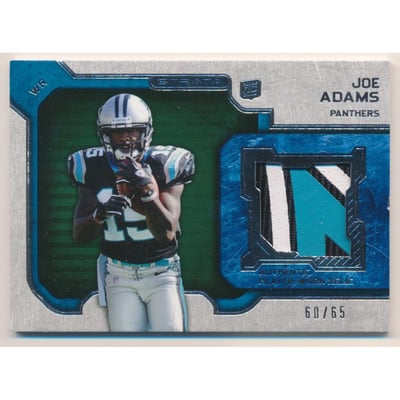 2012 Topps Strata Rookie Jerseys Green Patch #RRJA Joe Adams