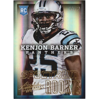 2013 Absolute Spectrum Gold #150A Kenjon Barner