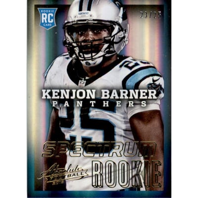 2013 Absolute Spectrum Gold #150B Kenjon Barner