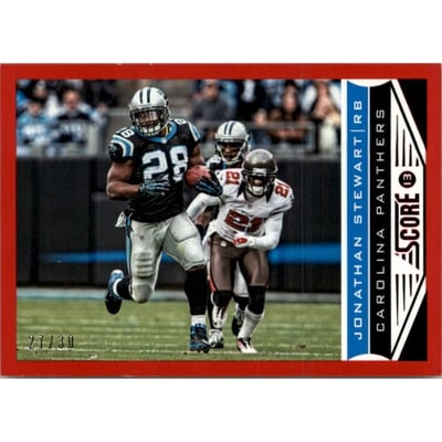 2013 Score Red Zone #31 Jonathan Stewart