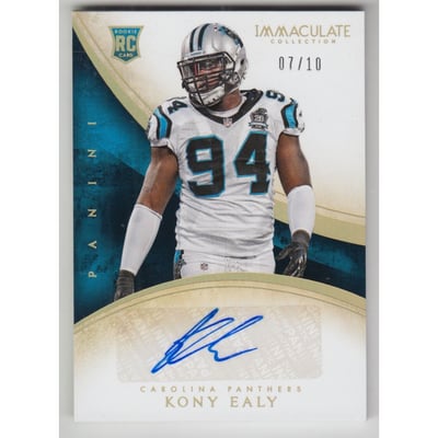 2014 Immaculate Collection Gold #169 Kony Ealy AU