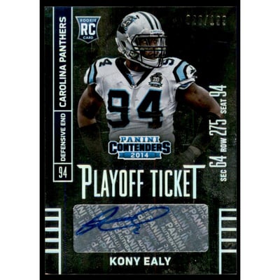 2014 Panini Contenders Playoff Ticket #149A Kony Ealy AU