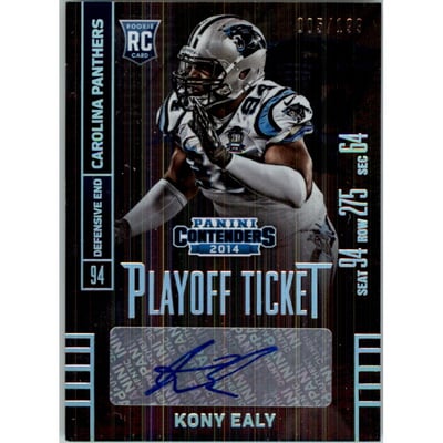 2014 Panini Contenders Playoff Ticket #149B Kony Ealy AU