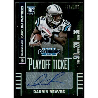 2014 Panini Contenders Playoff Ticket #152A Darrin Reaves AU