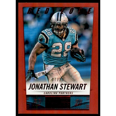 2014 Panini Hot Rookies Red Zone #34 Jonathan Stewart