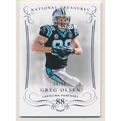 2014 Panini National Treasures #25 Greg Olsen