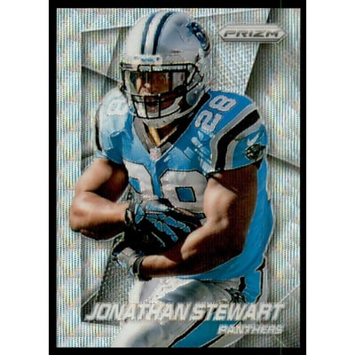 2014 Panini Prizm Prizms Light Blue Wave #89 Jonathan Stewart