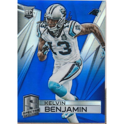 2014 Panini Spectra Prizms Blue #155 Kelvin Benjamin