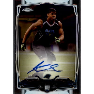 2014 Topps Chrome Rookie Autographs #140 Kony Ealy