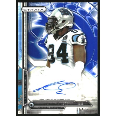 2014 Topps Strata Autographs Sapphire #110 Kony Ealy