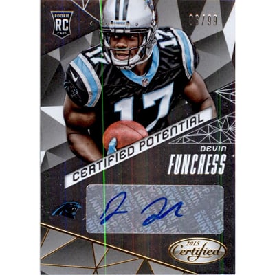 2015 Certified Potential Autographs #CPDF Devin Funchess/99