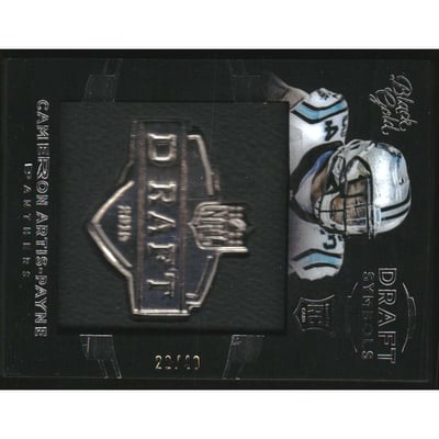 2015 Panini Black Gold Draft Symbols White Gold #DRFT35 Cameron Artis-Payne