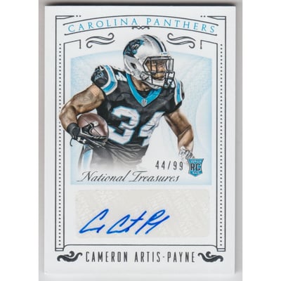 2015 Panini National Treasures #149 Cameron Artis-Payne AU/99 RC