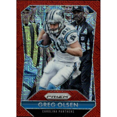2015 Panini Prizm Prizms Red Power #144 Greg Olsen