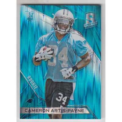 2015 Panini Spectra Neon Blue #159 Cameron Artis-Payne