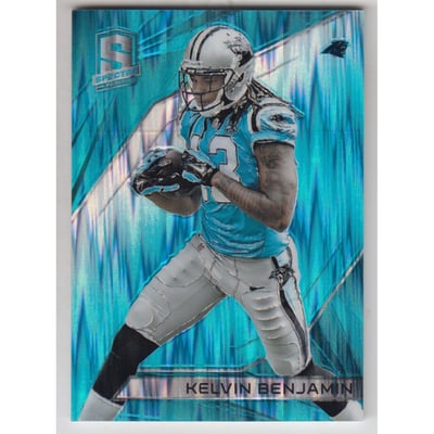 2015 Panini Spectra Neon Blue #67 Kelvin Benjamin