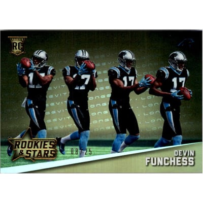 2015 Rookies and Stars Longevity Progression Gold #6 Devin Funchess