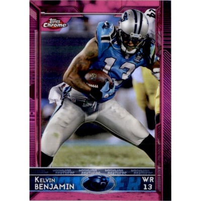 2015 Topps Chrome Mini Pink Refractors #47 Kelvin Benjamin