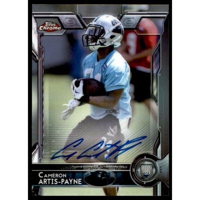 2015 Topps Chrome Rookie Autographs #167 Cameron Artis-Payne