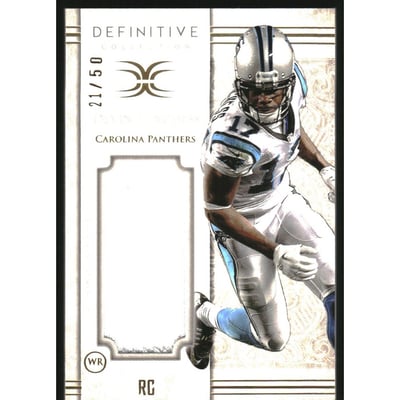 2015 Topps Definitive Collection Jumbo Patch Collection #JPCDF Devin Funchess/50
