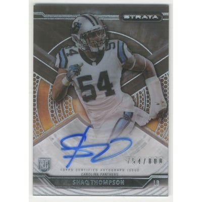 2015 Topps Strata Autographs #SAST Shaq Thompson/800