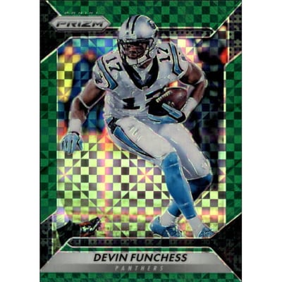 2016 Panini Prizm Prizms Green Power #71 Devin Funchess