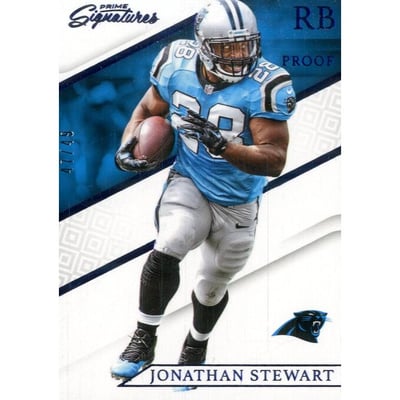 2016 Prime Signatures Prime Proof Blue #188 Jonathan Stewart