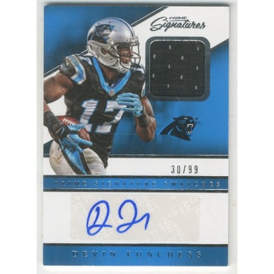 2016 Prime Signatures Prime Signature Swatches #30 Devin Funchess/99