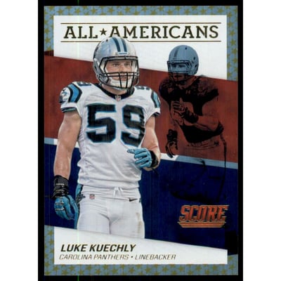 2016 Score All Americans Jumbo Gold #19 Luke Kuechly