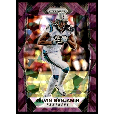 2017 Panini Prizm Prizms Purple Crystals #56 Kelvin Benjamin