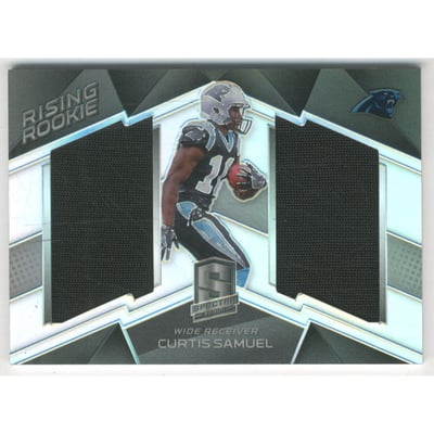 2017 Panini Spectra Rising Rookie Materials #25 Curtis Samuel