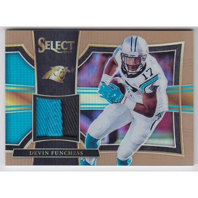 2017 Select Swatches Prizm Copper #11 Devin Funchess/49