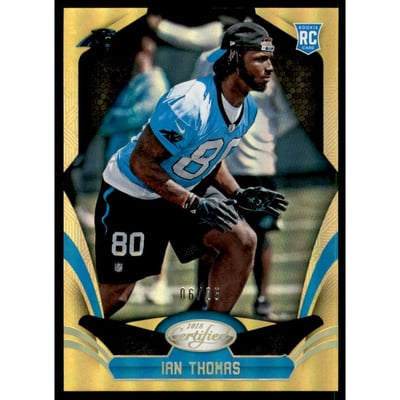2018 Certified Mirror Gold #184 Ian Thomas