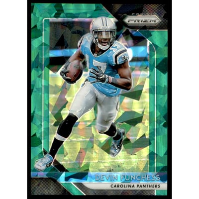 2018 Panini Prizm Prizms Green Crystals #171 Devin Funchess