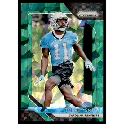 2018 Panini Prizm Prizms Green Crystals #174 Torrey Smith