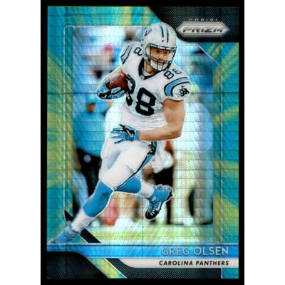 2018 Panini Prizm Prizms Hyper #173 Greg Olsen
