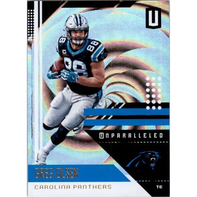 2018 Panini Unparalleled Whirl #28 Greg Olsen