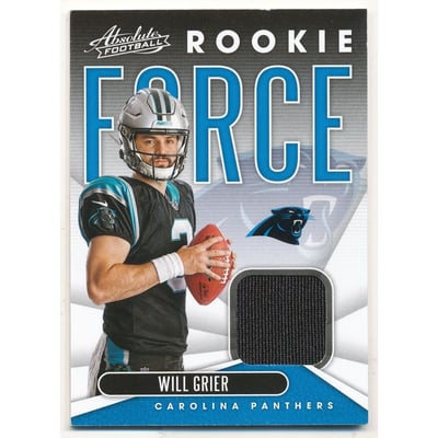 2019 Absolute Rookie Force Jerseys #29 Will Grier