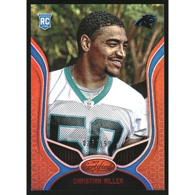 2019 Certified Mirror Orange #181 Christian Miller
