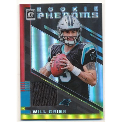 2019 Donruss Optic Rookie Phenoms Jerseys Red and Yellow #RP5 Will Grier