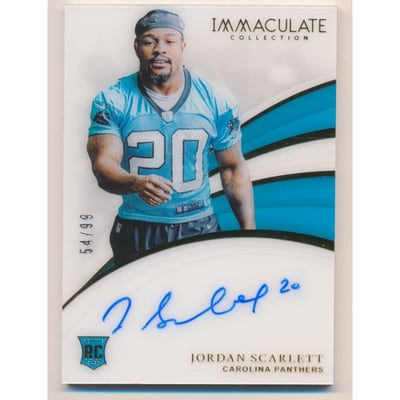 2019 Immaculate Collection Rookie Autographs #16 Jordan Scarlett