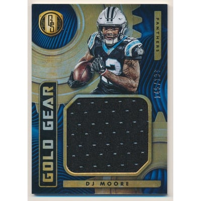 2019 Panini Gold Standard Gold Gear #14 D.J. Moore