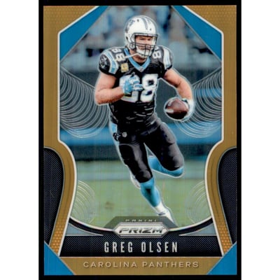 2019 Panini Prizm Prizms Orange #176 Greg Olsen