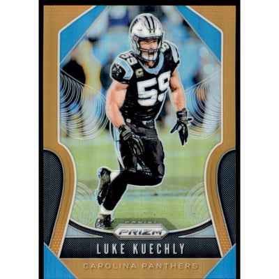 2019 Panini Prizm Prizms Orange #181 Luke Kuechly