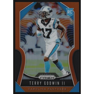 2019 Panini Prizm Prizms Orange #393 Terry Godwin II